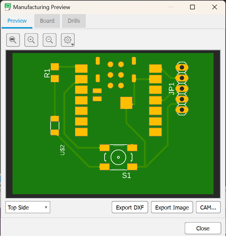 PCB board schematic